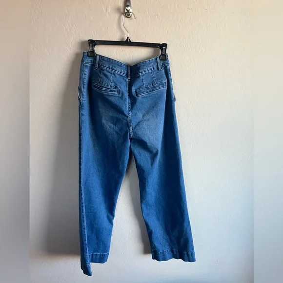 BAGATELLE Women’s Pleated Trouser Jeans Sz 28 High Rise Normcore Simple Staple - Picture 5 of 5